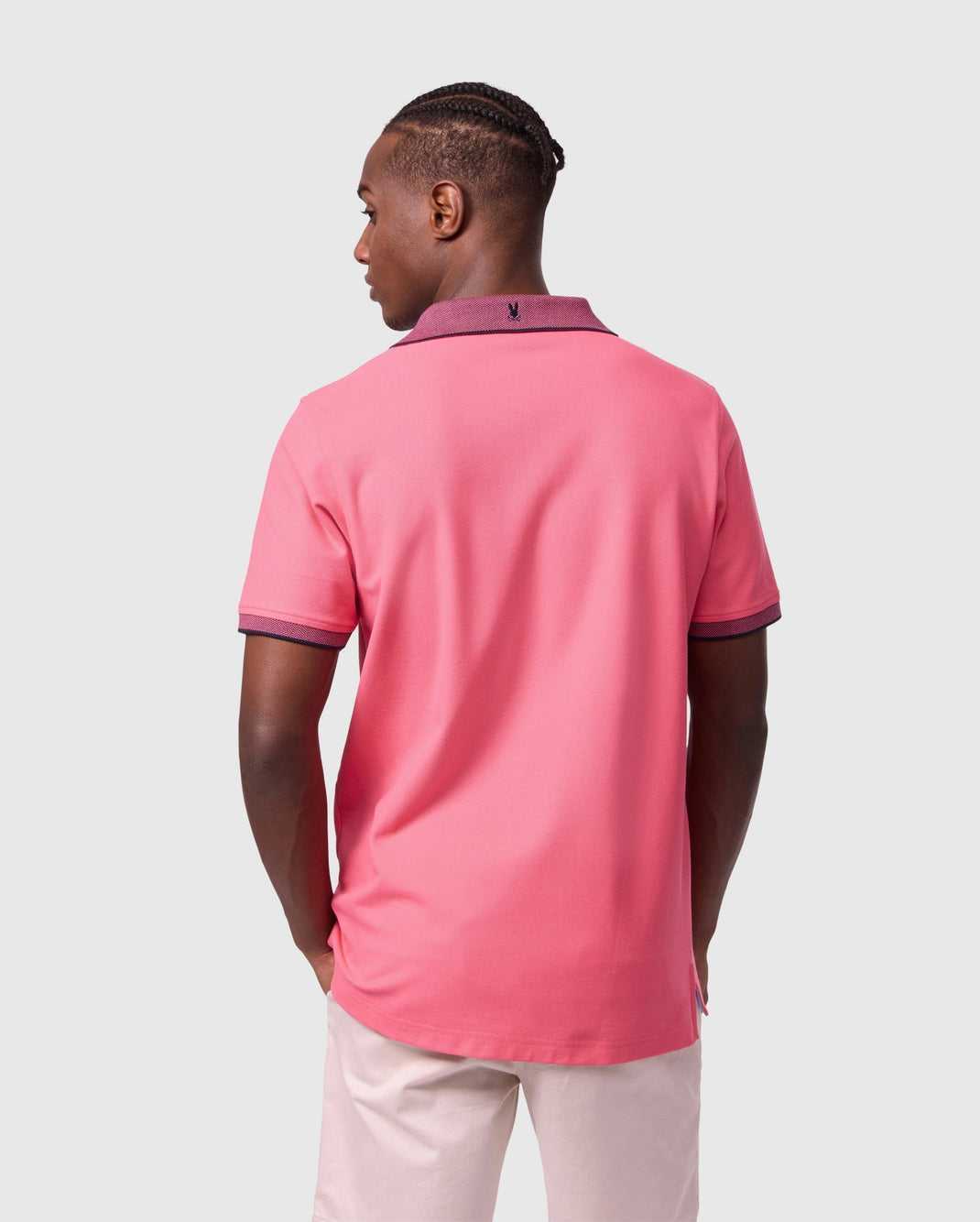 Polos Psycho Bunny Southport Pique Polo Shirt Rose Homme | QWU-38083674